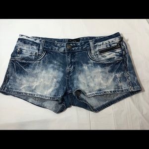 Denim shorts